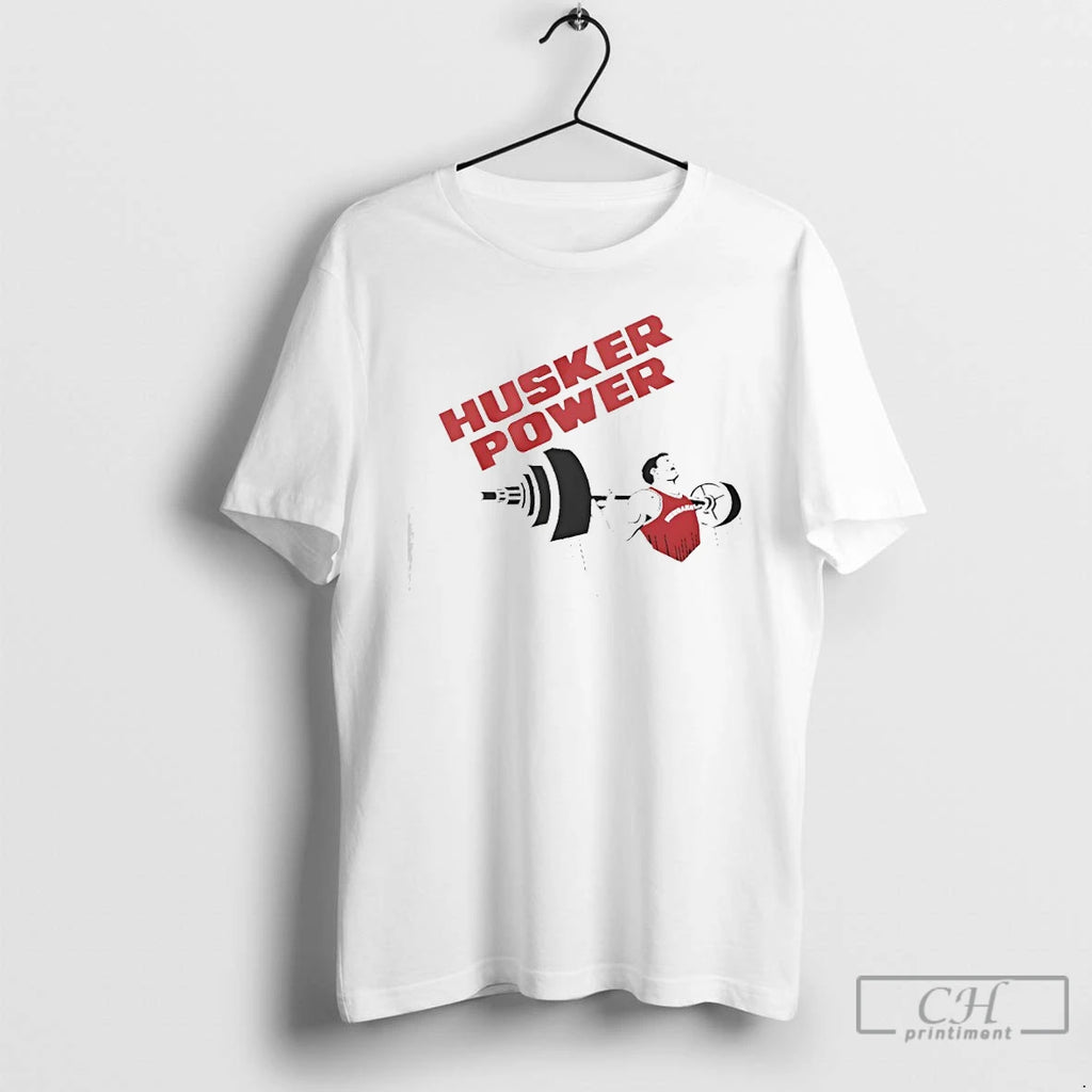 Premium Husker Power Logo Gym