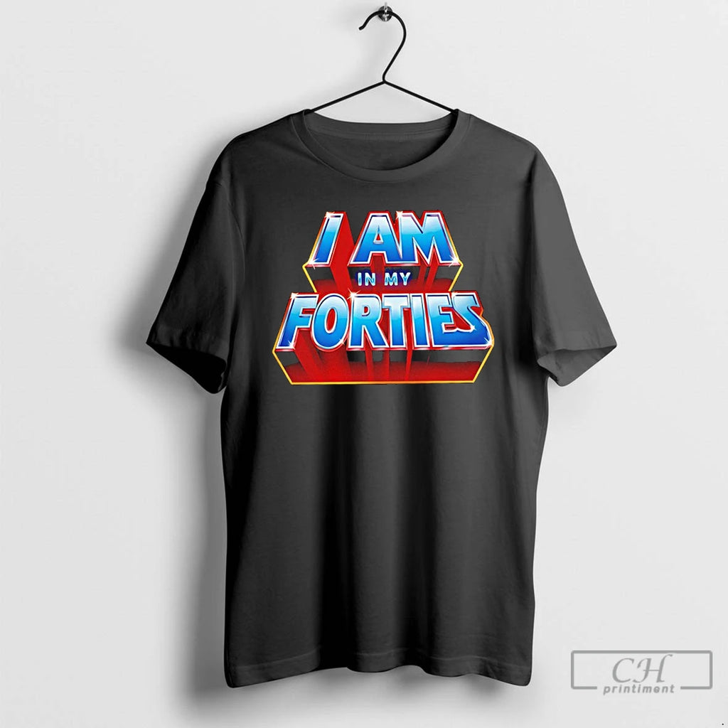 Premium I Am In My Forties Logo