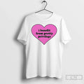 Premium I Benefit From Pretty Privilege Pink Heart T Shirts Unisex , , , Long Sleeve Tee