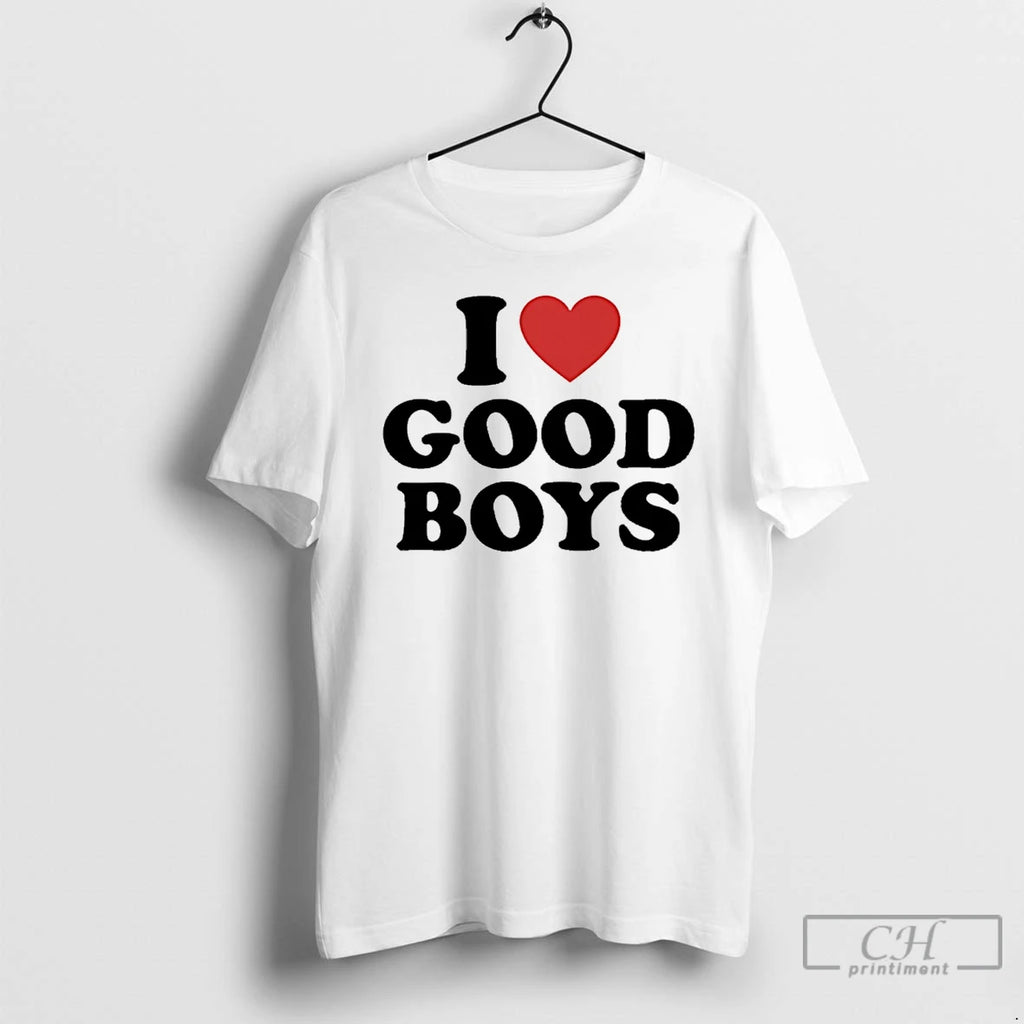 Premium I Love Good Boys Text