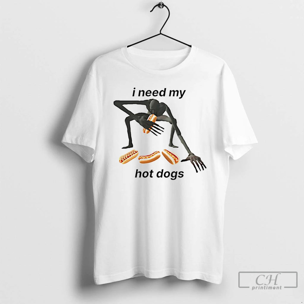 Premium I Need My Hot Dogs Skeleton