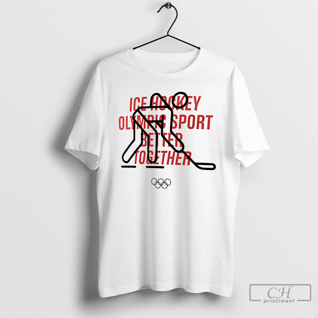 Premium Ice Hockey Olympic Sport Better Together