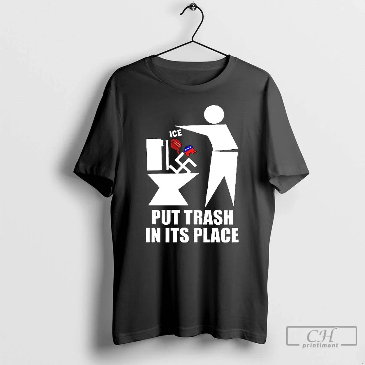 Premium Ice Put Trash In Its Place Ceramic Ceramic And Classic Dad Cap T Shirts Unisex , , , Long Sleeve Tee