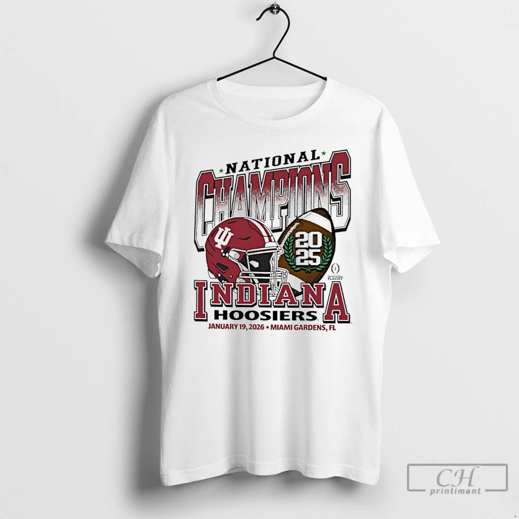 Premium Indiana College Football Playoff 2025 National Champions Helmet Vintage