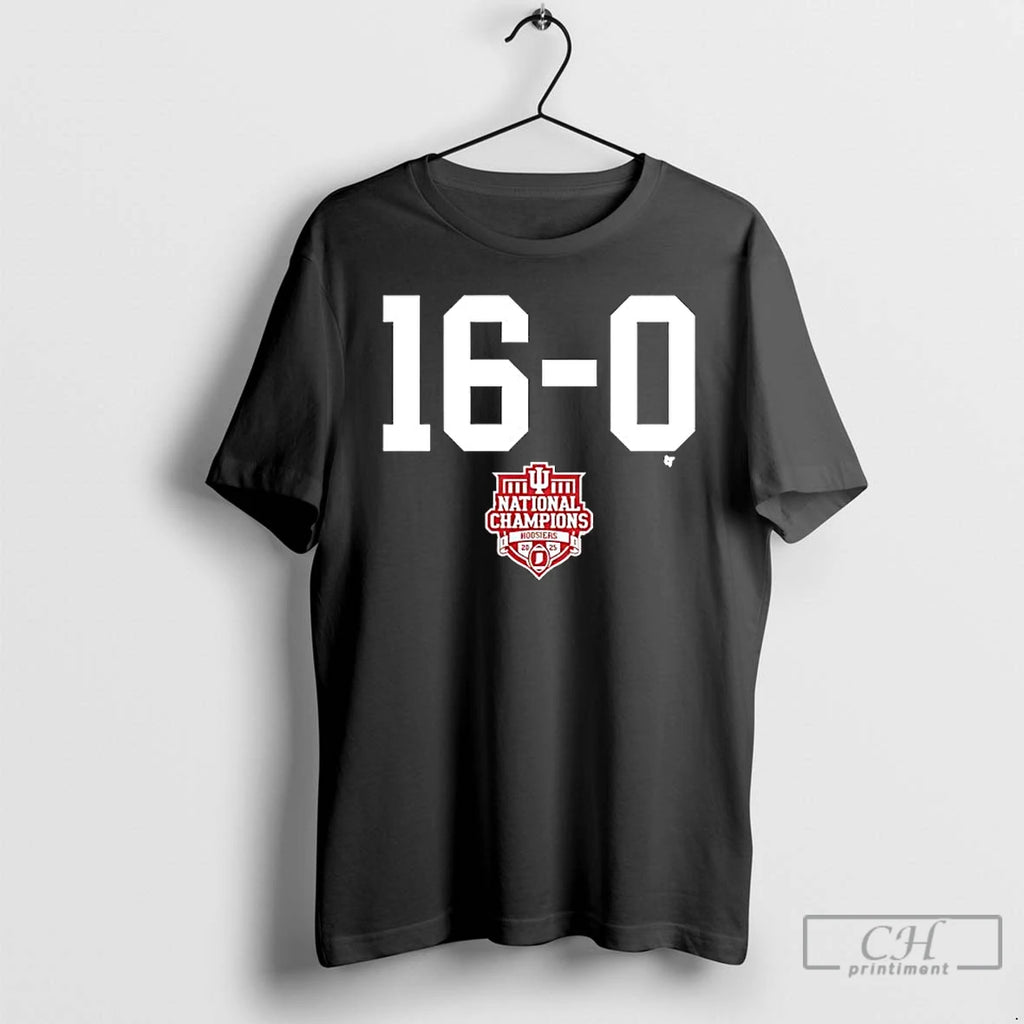 Premium Indiana Football 16 0 2025 Cfp National Champions