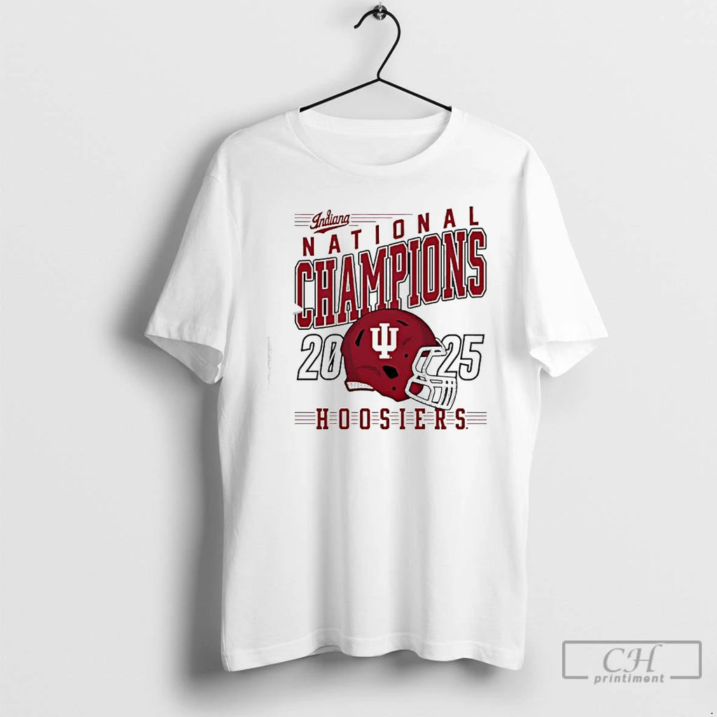 Premium Indiana National Champions 2025 Hoosiers Helmet
