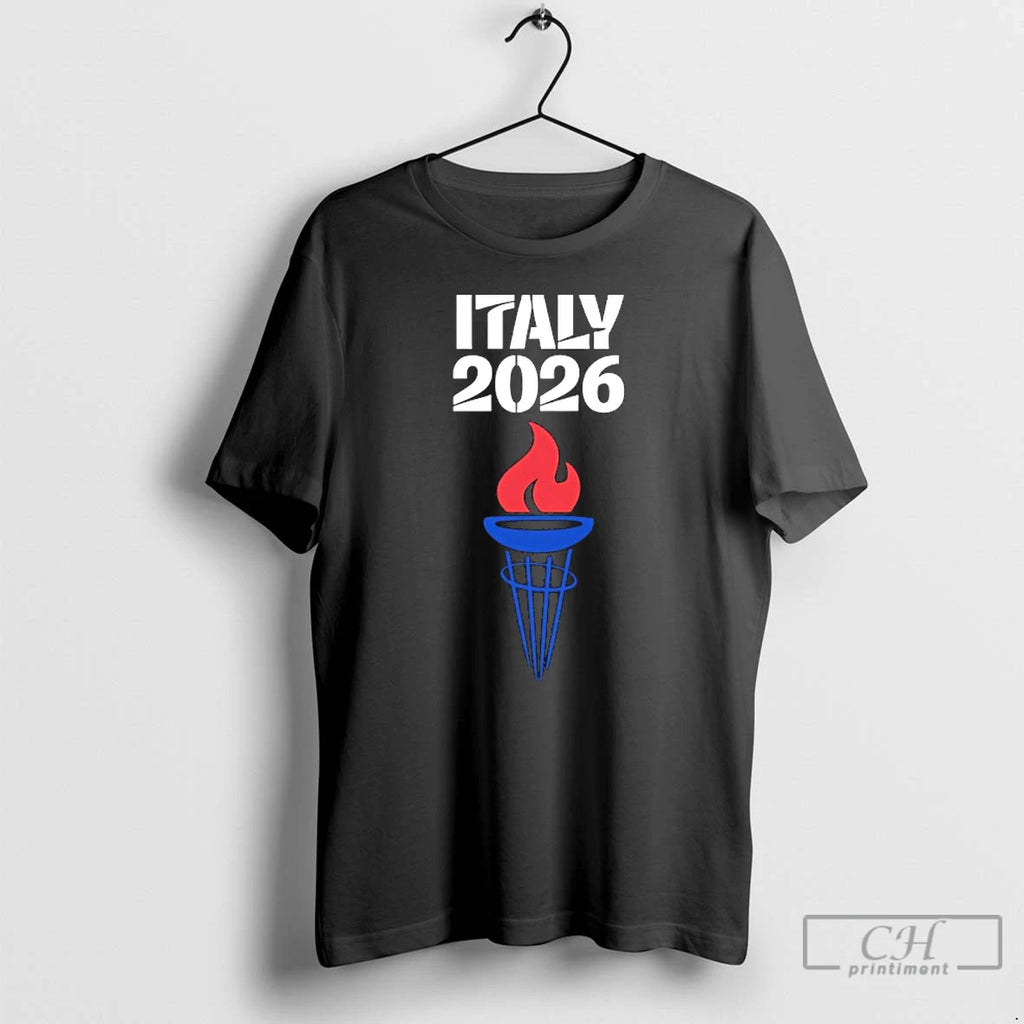 Premium Italy Olympic 2026 Torch Fire