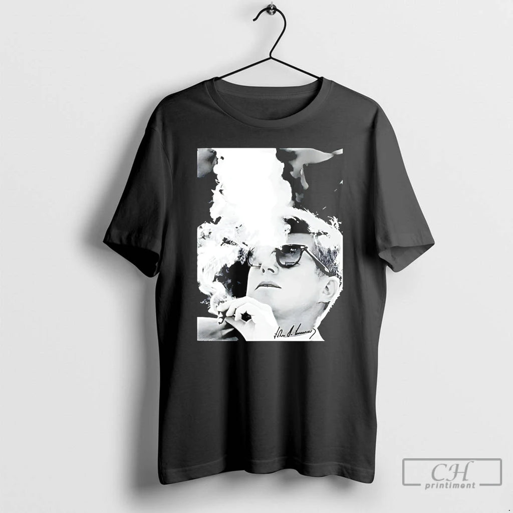 Premium Jfk Smoke Graphic Signature