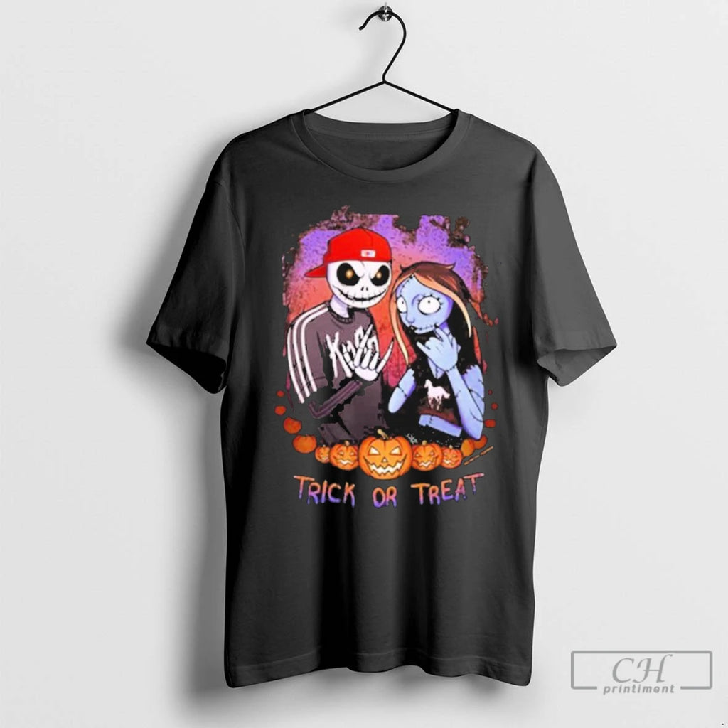 Premium Jack And Sally Nu Metal Enjoyers Trick Or Treat Halloween