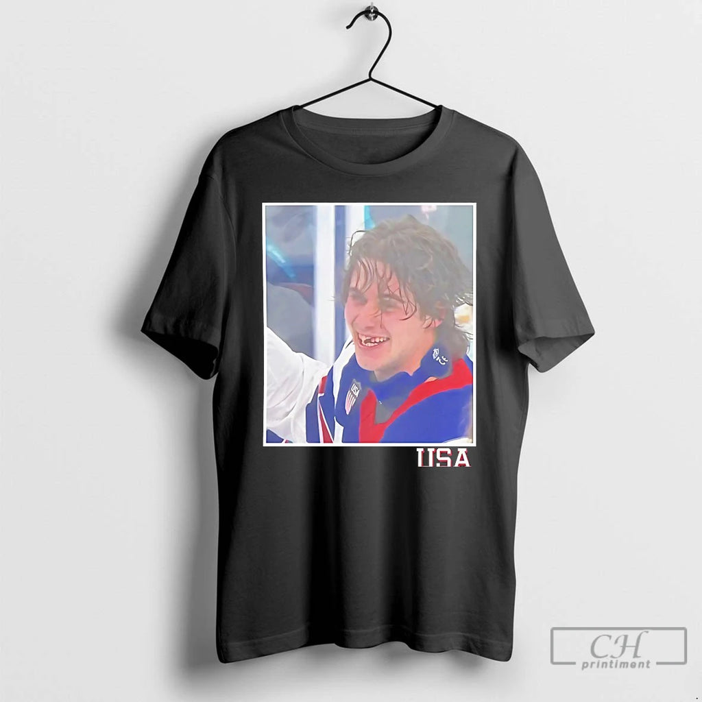 Premium Jack Hughes Ot Winner Usa