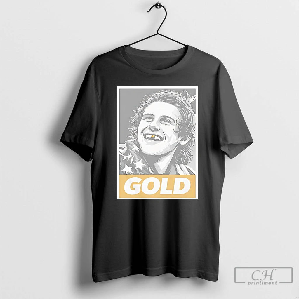 Premium Jack Hughes Olympic Legend Golden Toothless Graphic