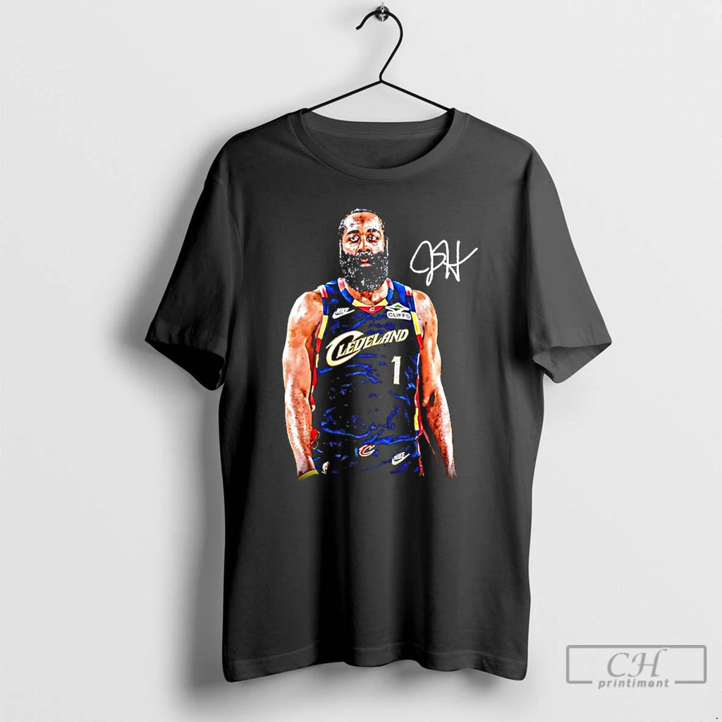 Premium James Harden Cleveland Cavaliers Signature Graphic