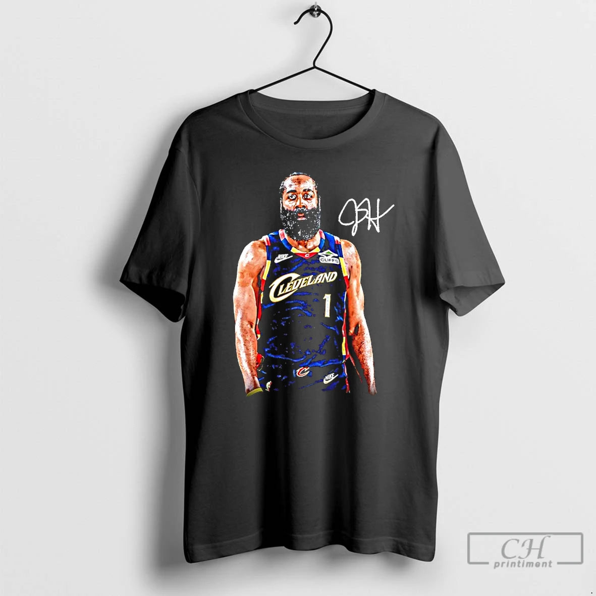 Premium James Harden Cleveland Cavaliers Signature Graphic