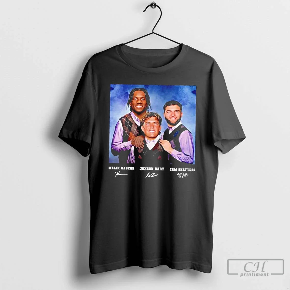 Premium Jaxson Dart Cam Skattebo Malik Nabers New York Step Bros T Shirts Unisex , , , Long Sleeve Tee