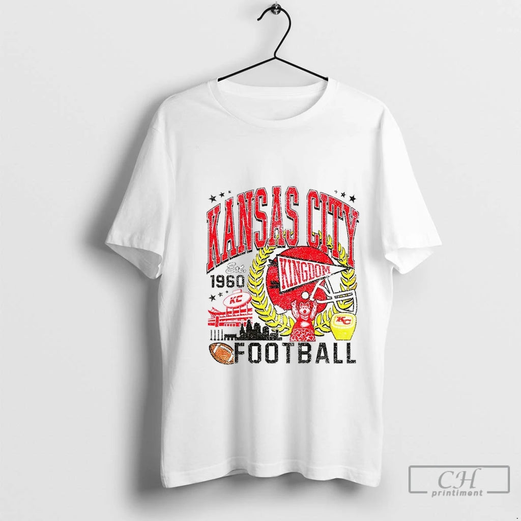 Premium Kansas City Chiefs Football Kingdom Est 1960