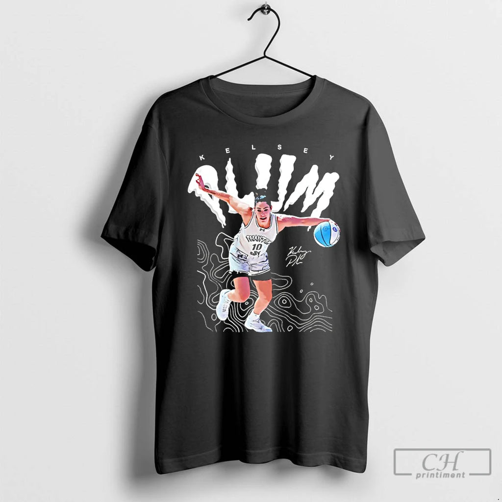 Premium Kelsey Plum Phantom Bc Unrivaled Basketball Pose Graphic