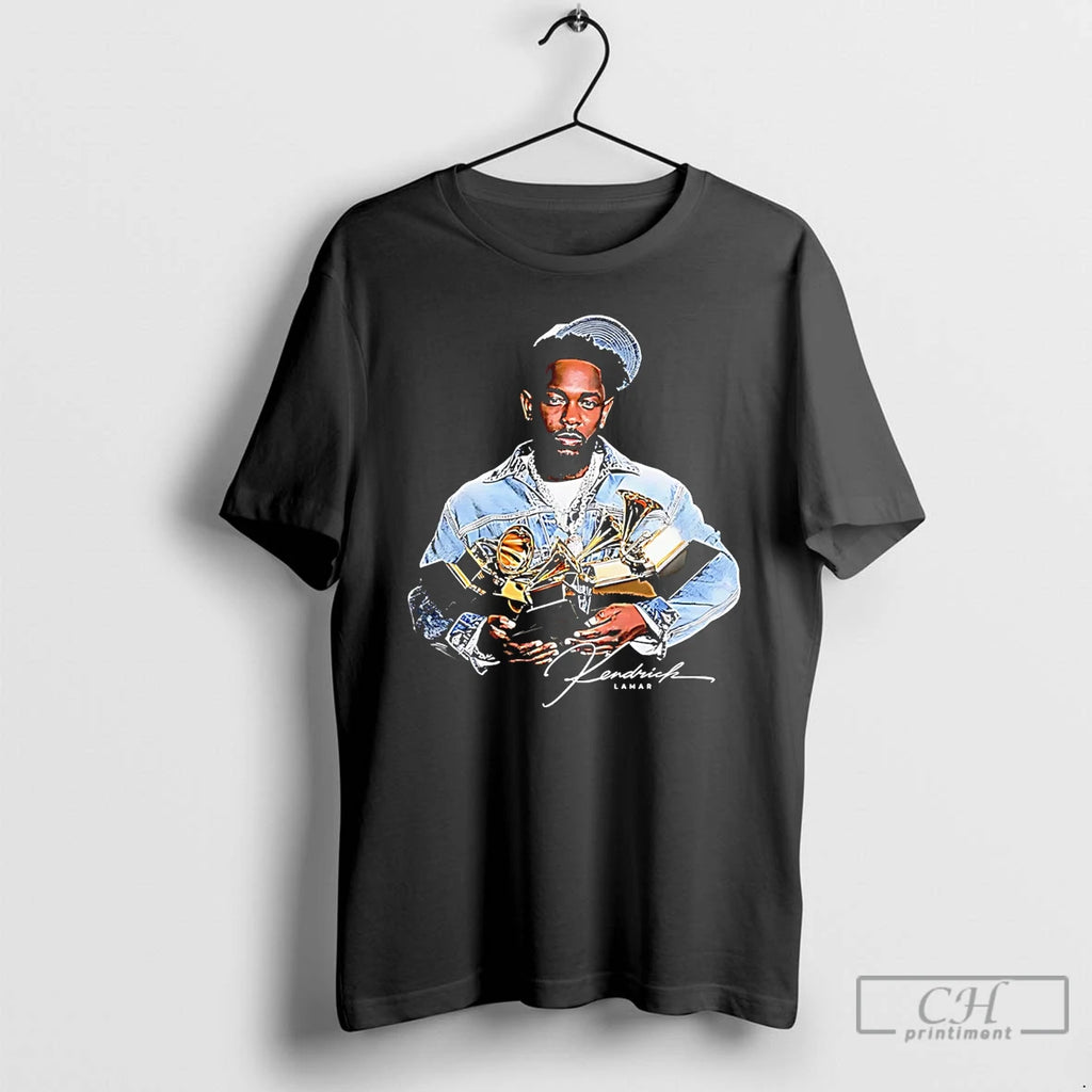 Premium Kendrick Lamar Five Win Sweep Grammy Cup