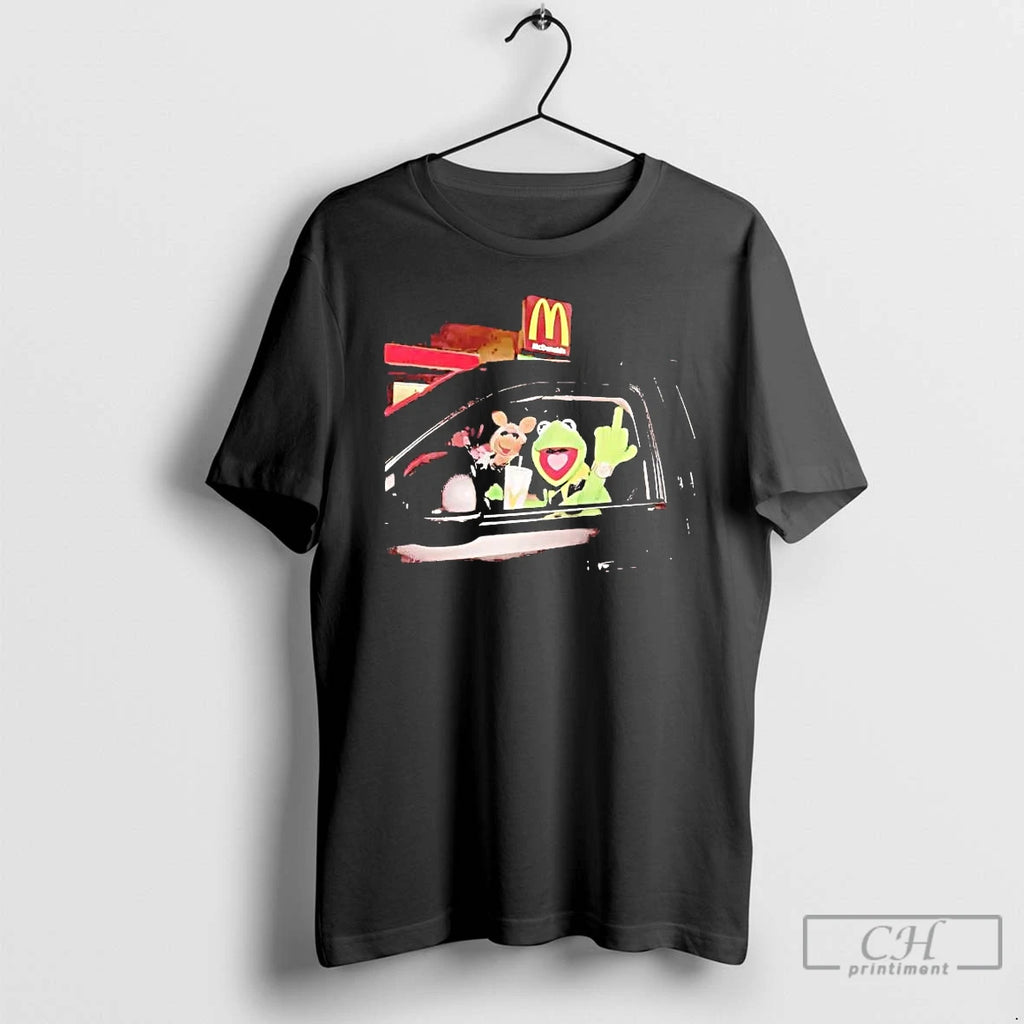 Premium Kermit The Frog Middle Finger Mcdonalds