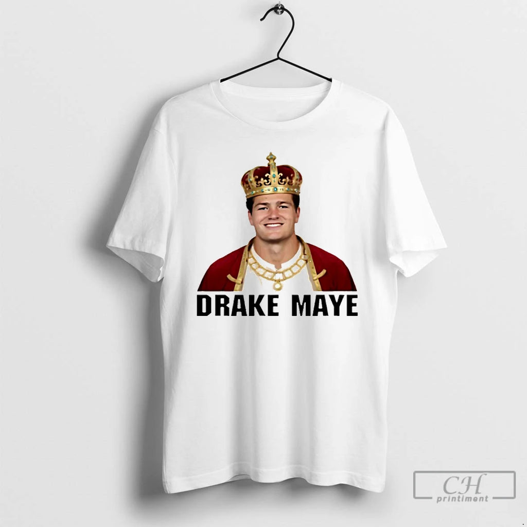 Premium King Drake Maye New England Football
