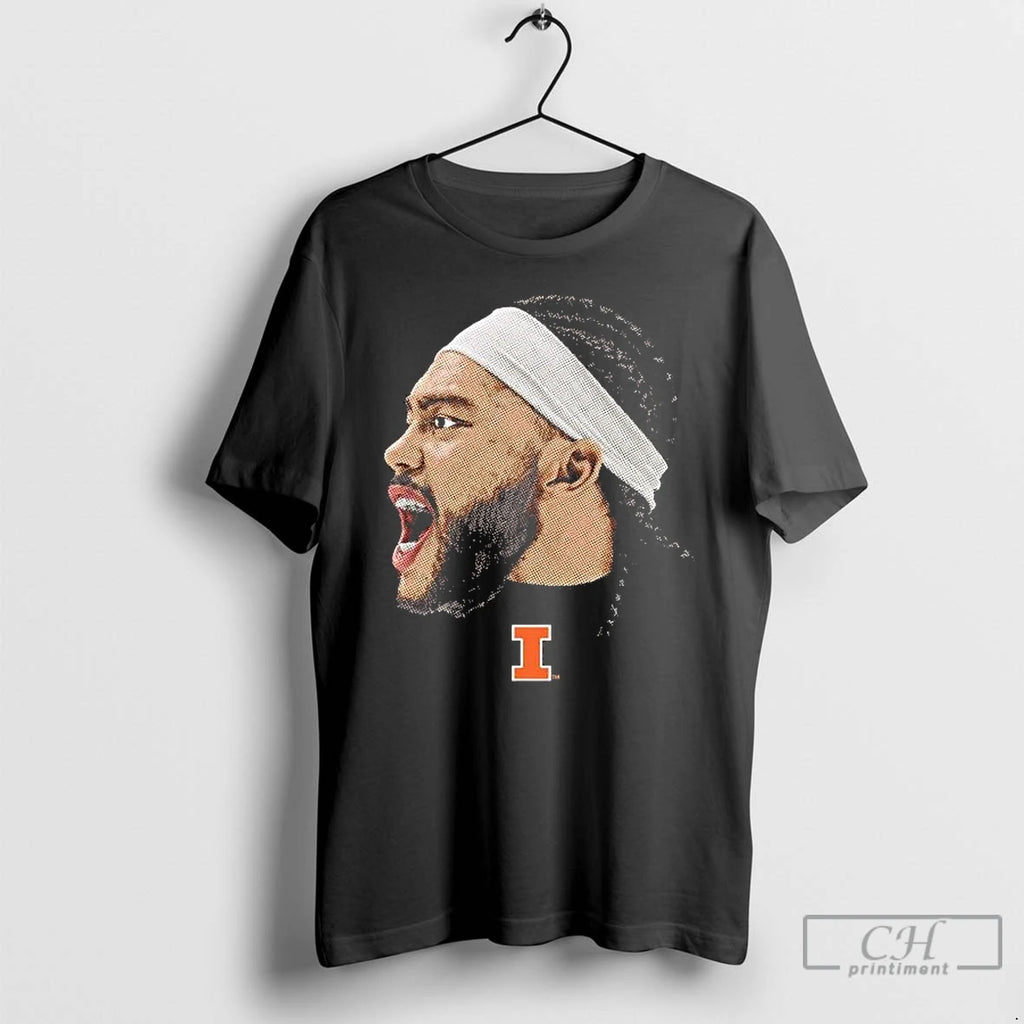 Premium Kylan Boswell Portrait Head Illinois Fighting Illini