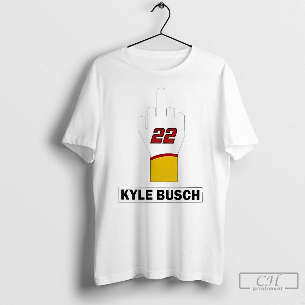 Premium Kyle Busch Nascar Cup Series 22 Middle Finger Hand