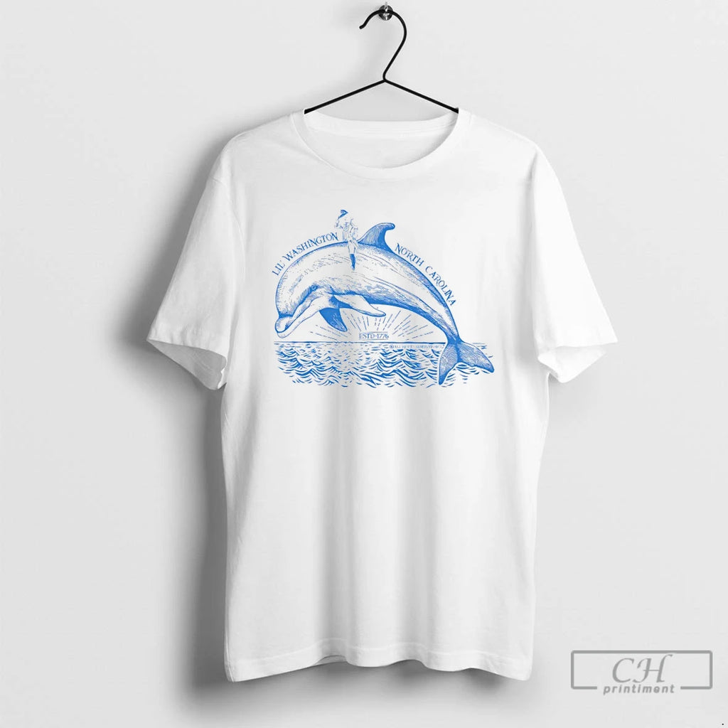Premium Lill George Washington North Carolina Riding Dolphin