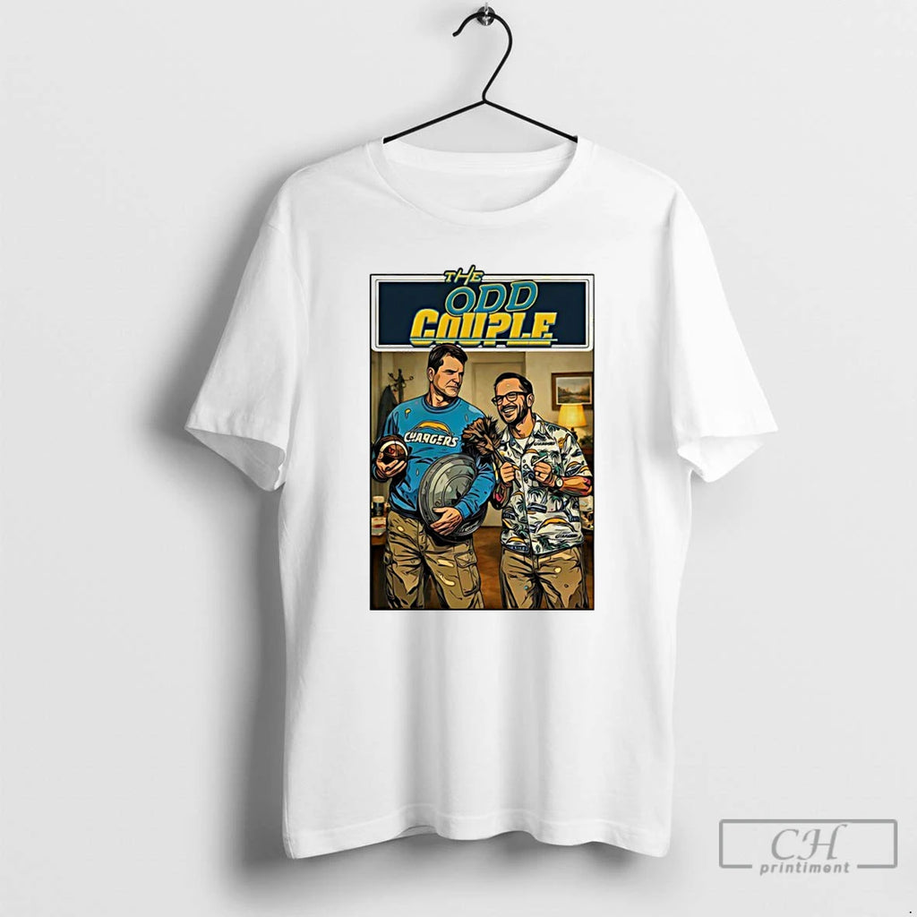 Premium Los Angeles Chargers The Odd Couple Cartoon