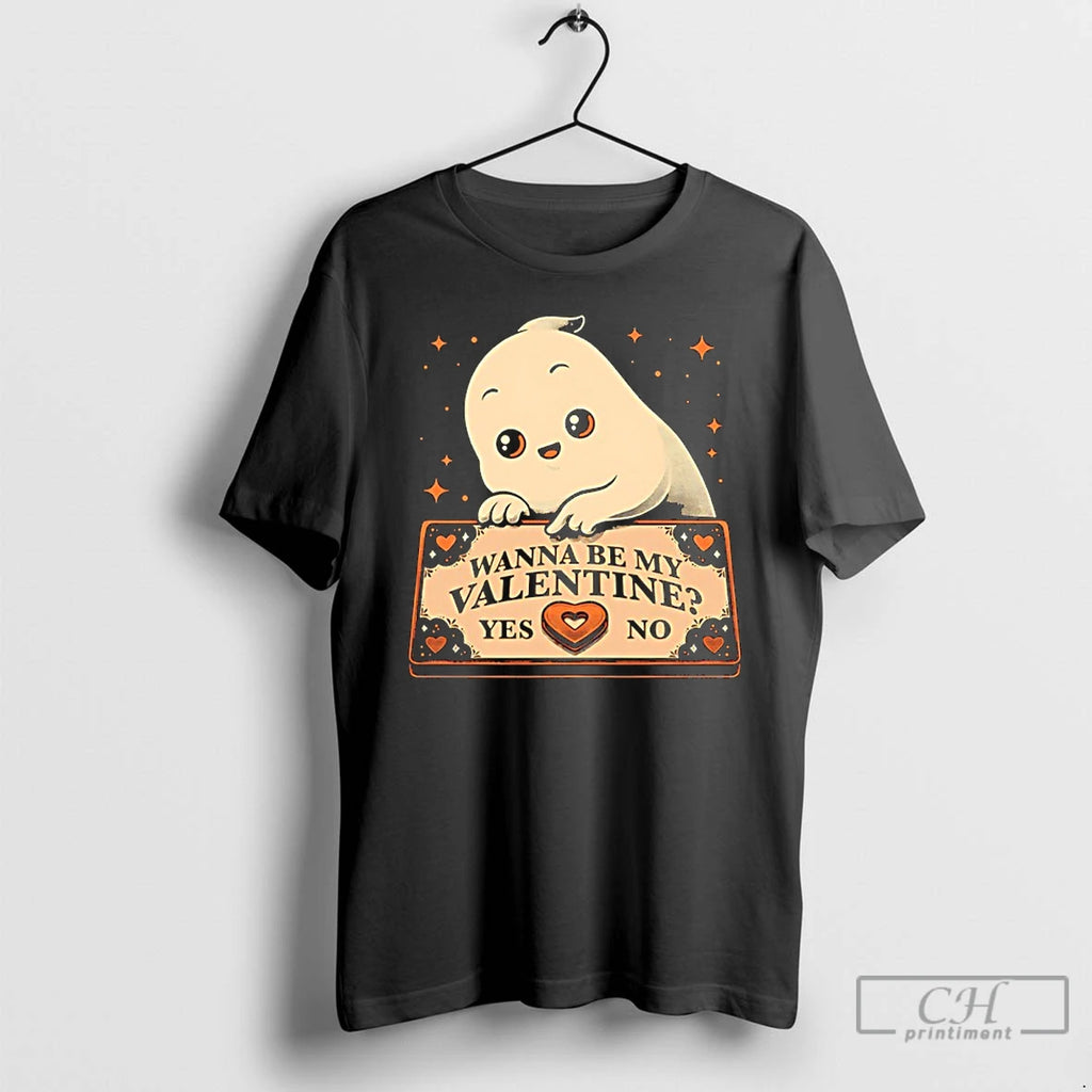 Premium Love Ghost Ouija Wanna Be My Valentine Funny