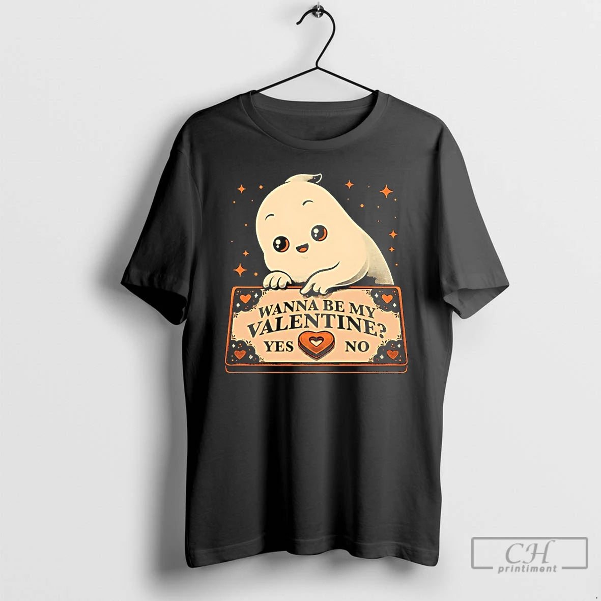Premium Love Ghost Ouija Wanna Be My Valentine Funny