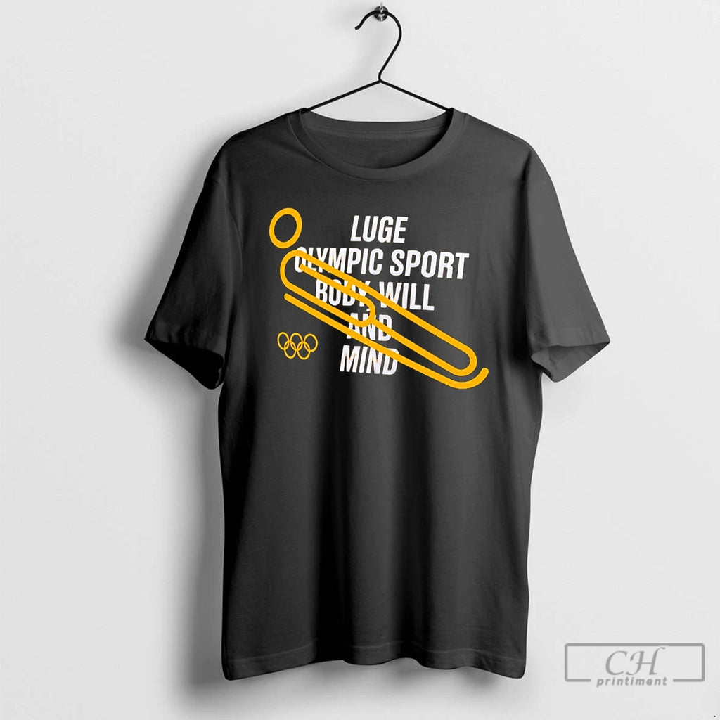 Premium Luge Olympic Sport Body Will And Mind