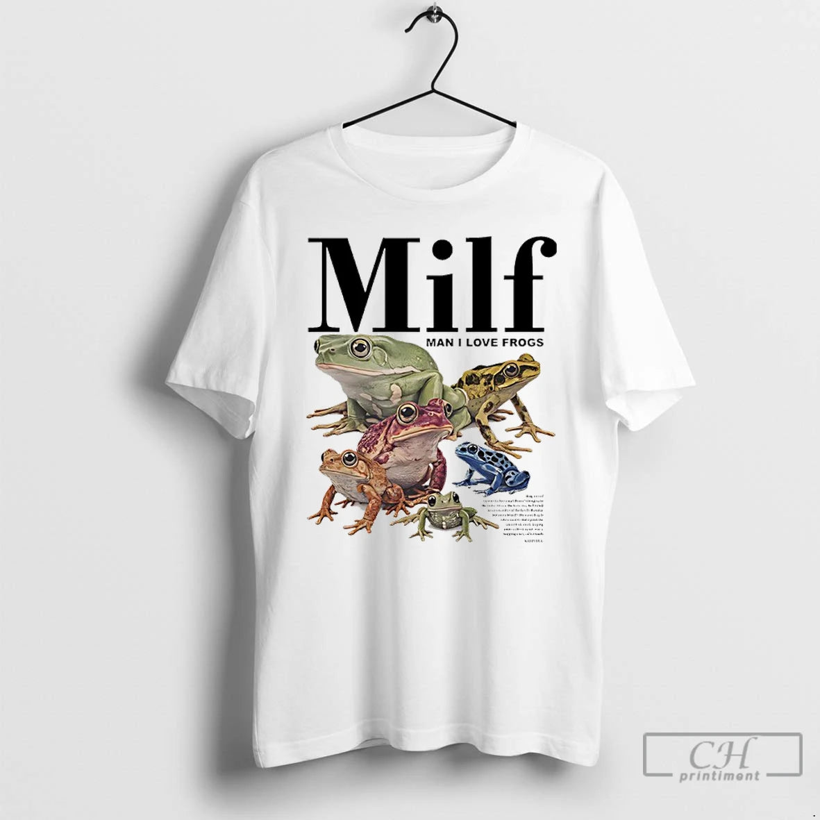 Premium Milf Man I Love Frogs Funny