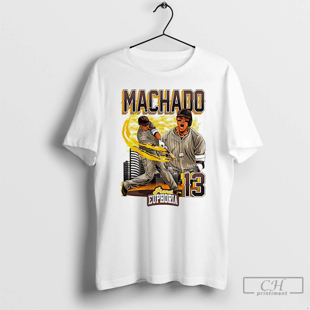 Premium Manny Machado San Diego Padres Hand Drawn Artwork
