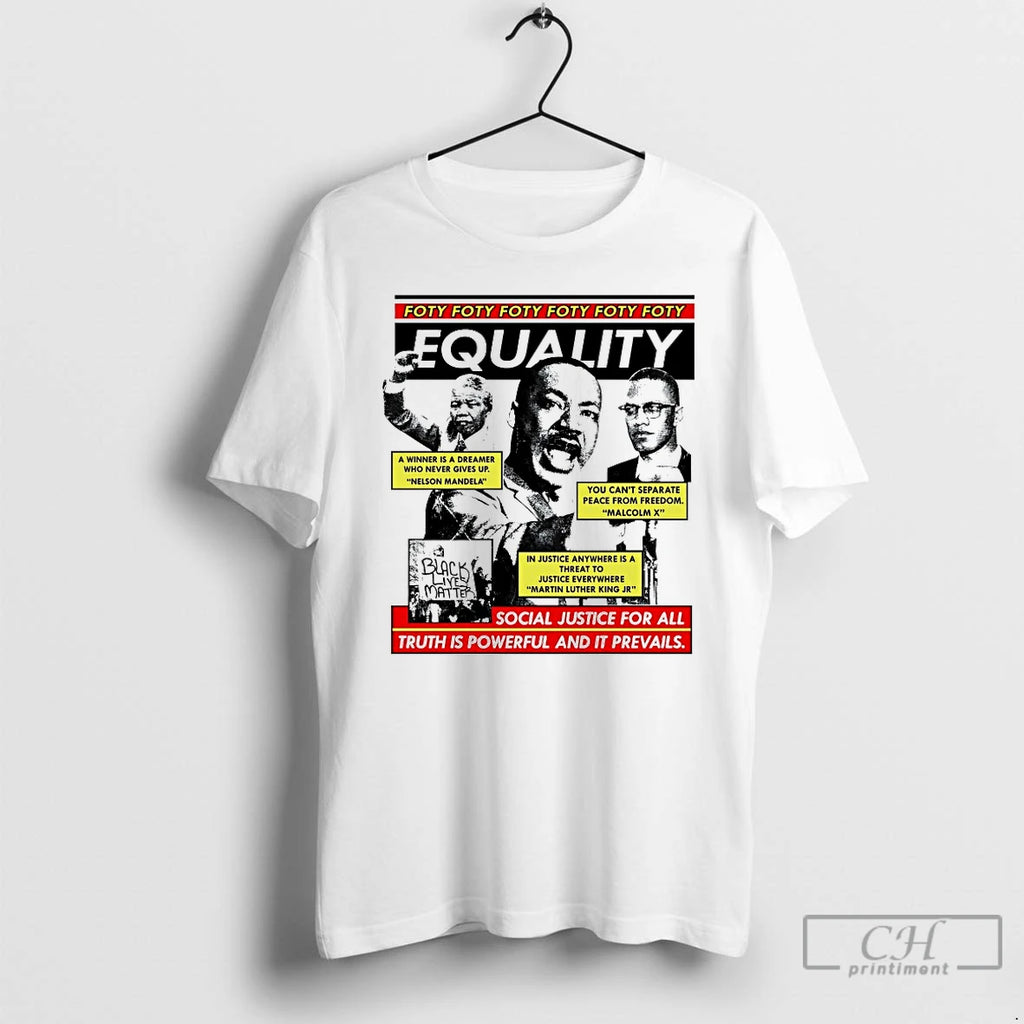 Premium Martin Luther King Equality Social Justice For All