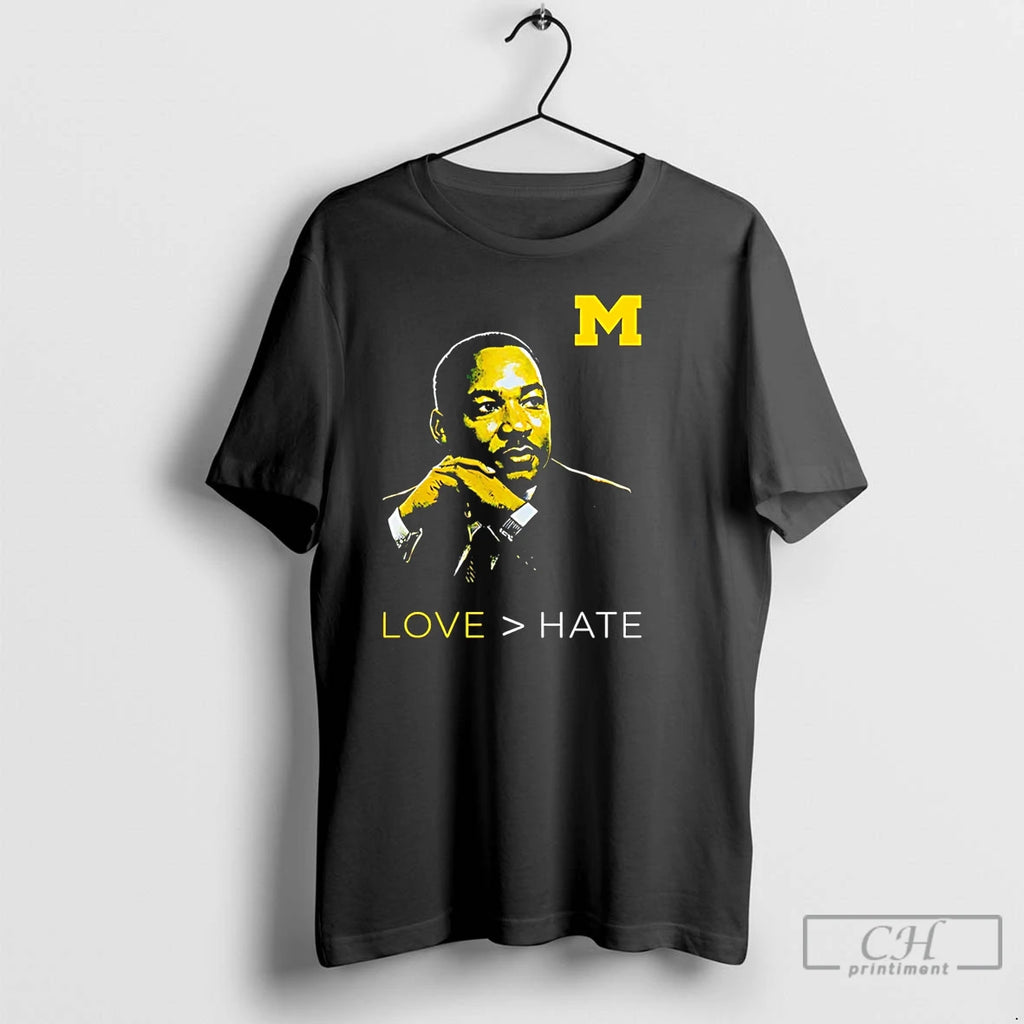 Premium Martin Luther King Jr Michigan Love Hate Mlk Day