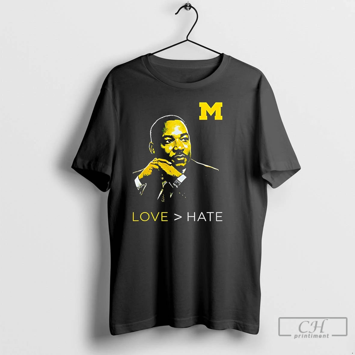 Premium Martin Luther King Jr Michigan Love Hate Mlk Day
