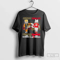 Mascots Missouri Tigers Saturdays X Kansas City Chiefs Sundays Skyline T-Shirts