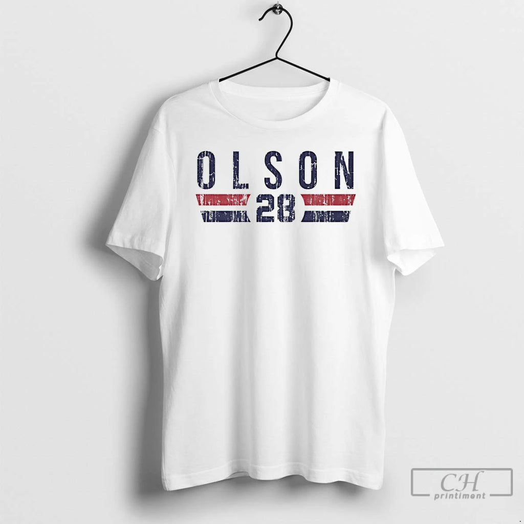 Premium Matt Olson 28 Atlanta Braves Player Name And Number