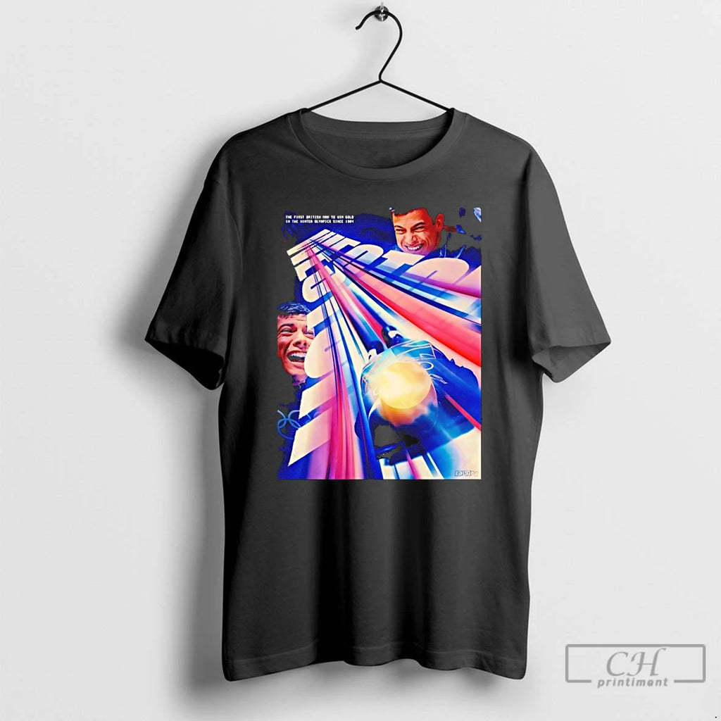 Premium Matt Weston The First British Man Win Gold In The Winter Olympic T Shirts