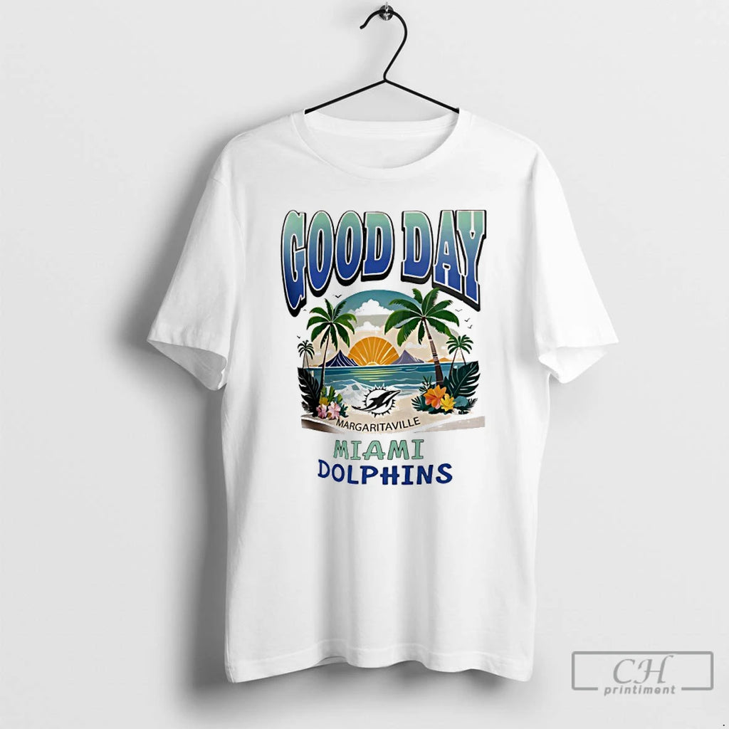 Premium Miami Dolphins Margaritaville Coral Good Day