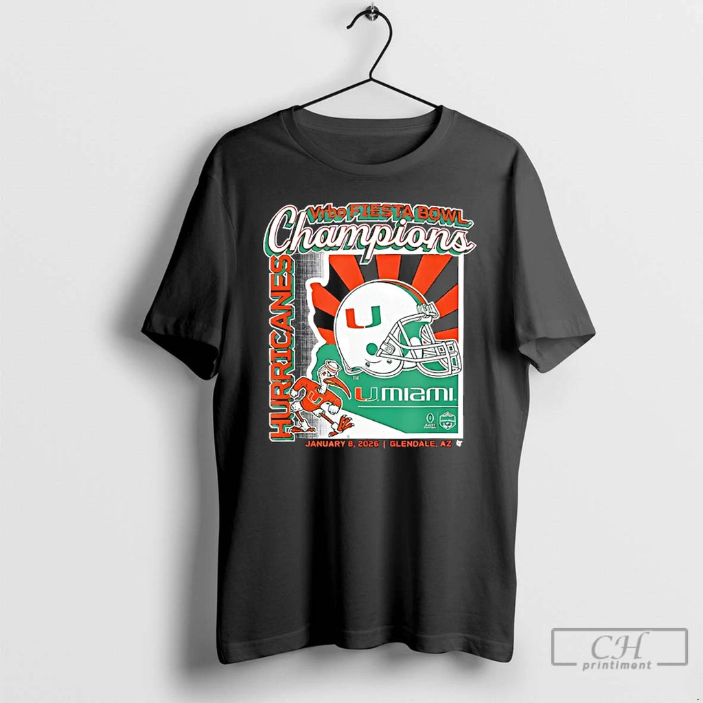 Premium Miami Football Cfp Fiesta Bowl Champions