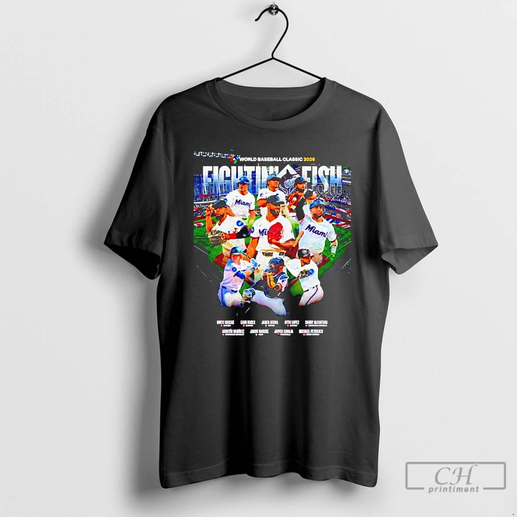 Premium Miami Marlins World Baseball Classic 2026 Fightin Fish