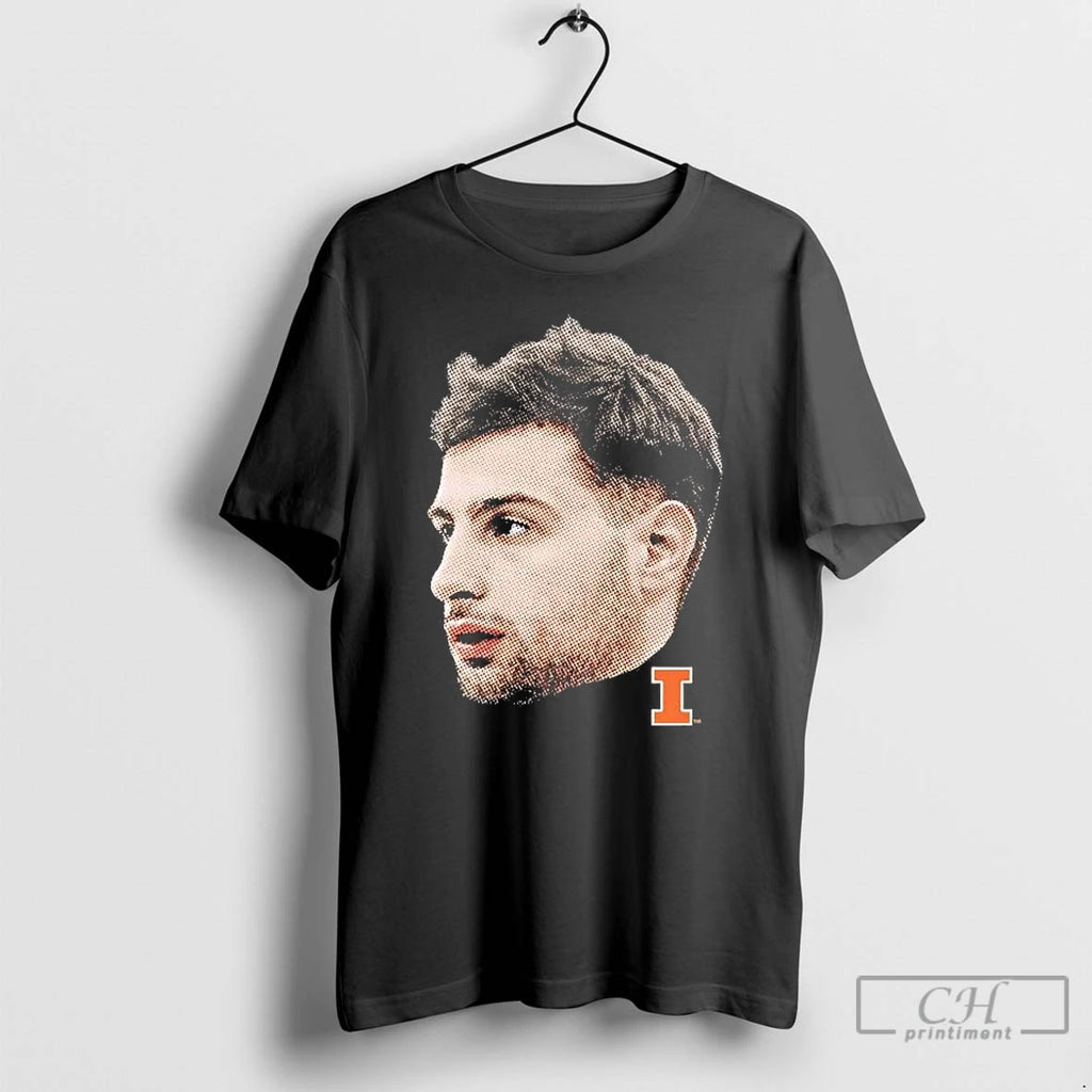 Premium Mihailo Petrovic Portrait Head Illinois Fighting Illini