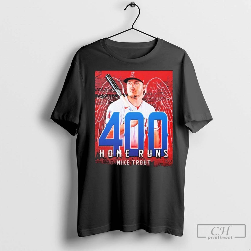 Premium Mike Trout Named To Reach 400 Career Home Runs