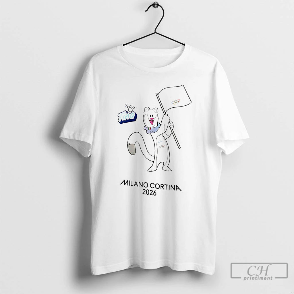 Premium Milano Cortina 2026 Olympics Mascotte Graphic