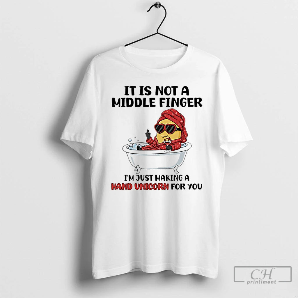 Premium Minion It Is Not A Middle Finger Im Just Making A Hand Unicorn For