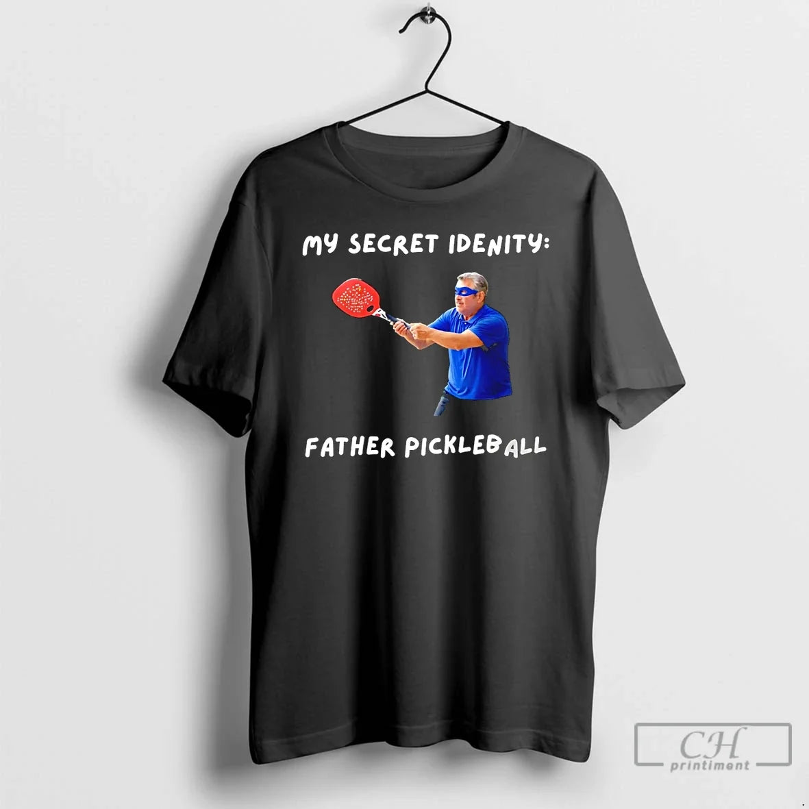 Premium My Secret Identity Fathers Pickleball T Shirts Unisex , , , Long Sleeve Tee
