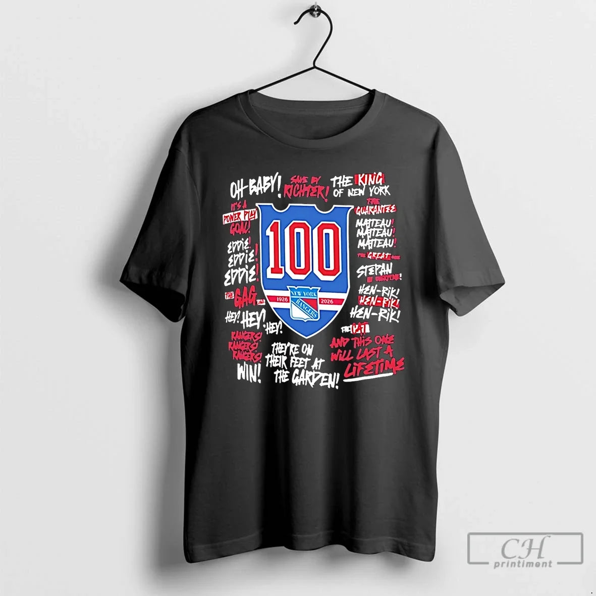 Premium New York Rangers Ny Centennial Season 100th T Shirts Unisex , , , Long Sleeve Tee