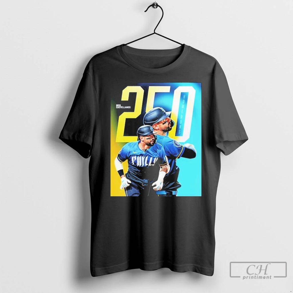 Premium Nick Castellanos Team Philadelphia Phillies On Reaching 250 Career Home Runs Mlb