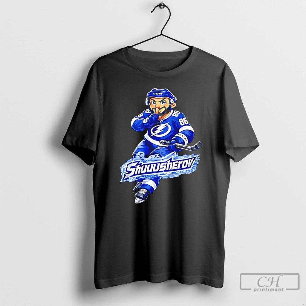Premium Nikita Kucherov Tampa Bay Lightning Shuuusherov Cartoon