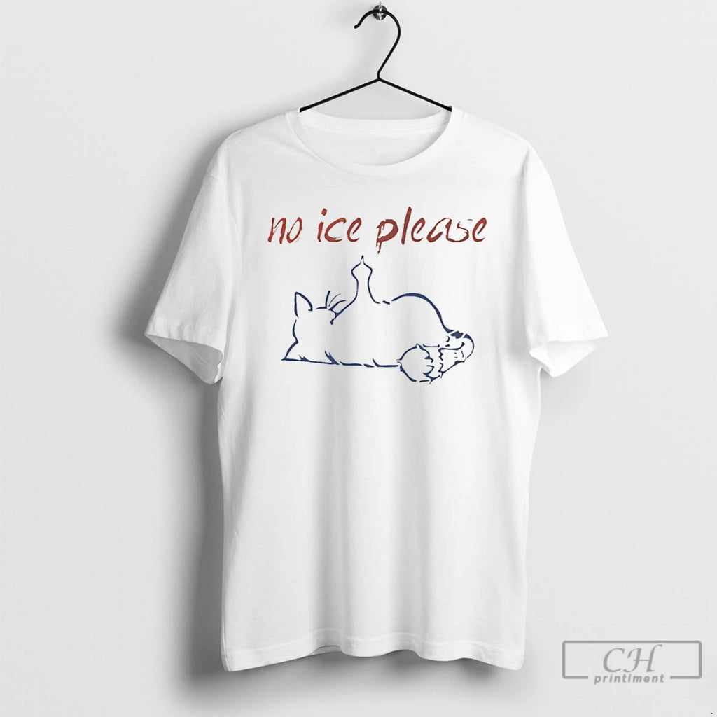 Premium No Ice Please Cat Middle Finger